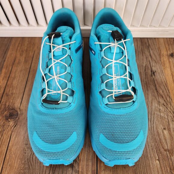 Salomon Sense Ride 4 Womens Sz 10 Blue White Trail Running Hiking Sneakers Shoes - Picture 8 of 9
